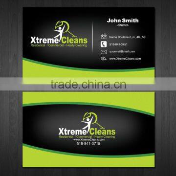 Glossy lamination 300g art paper business card design