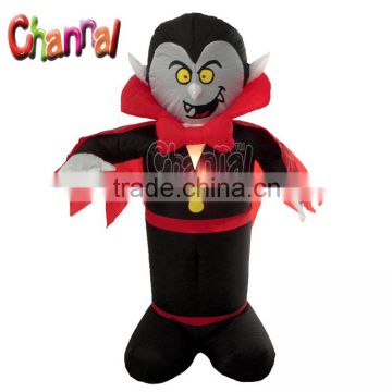 Halloween vampire with fangs led light inflatable halloween toy