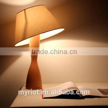 Wooden Home Decor Bedroom Desk Wood Reading Lamp