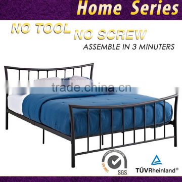 Modern Design Cheap Platform metal Bed frame Queen Double