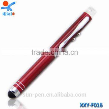 mini 2 in 1 flashlight touch screen stylus pen