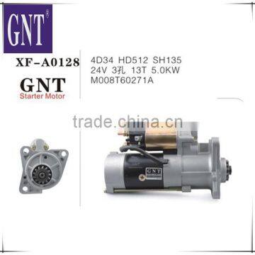 M008T60271A excavator HD512 SH135 4D34 starter motor