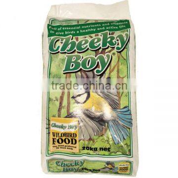 China birdseed bag 50lb wild bird feed woven bag 25lb wholesale