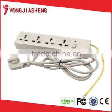 Hot Selling 4CH Lightning Protection Socket Surge Protector LKD-204-220V