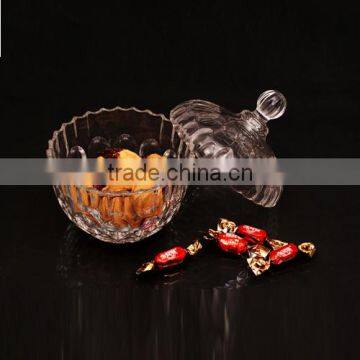 nice crystal glass candy jar eco-friendly feature glass candy bowl set