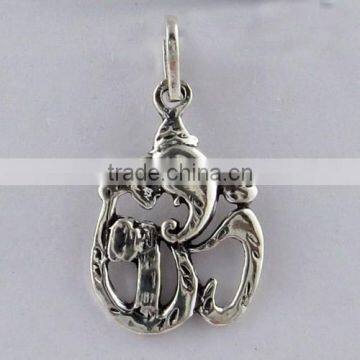 Devotional !! Oxidized 925 Sterling Silver Pendant, Silver Jewellery, Silver Jewellery Wholesaler