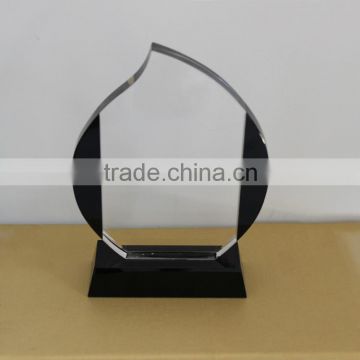 Fashion glass sports crystal trophy award