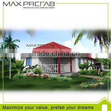 Prefabricated Light Gauge Steel Structure Holiday Green House