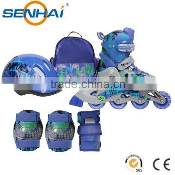 SENHAI/ACTION 2016 New Products Inline Skate Suit Combo Set 2016 Well Material Great Price Funny Inline Skate Set Sport Shoes