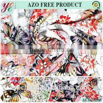 Hawaiian style printing rayon fabric for skirts alibaba china