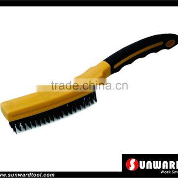 Soft Grip Heavy Duty Wire Brush long jhandle wire brush