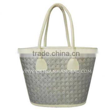 Silver Bamboo Tote Bag