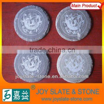 Natural Stone Round Cup Mat