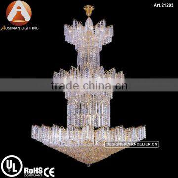 Large Empire Luxury Style Light Dressed With K9 Crystal