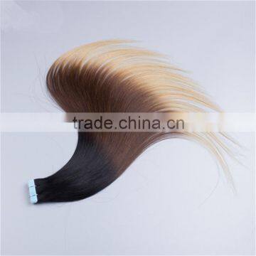Wholesale Three Tone Tape Hair Extensions Virgin Brazilian Hair Unprocessed photo-3