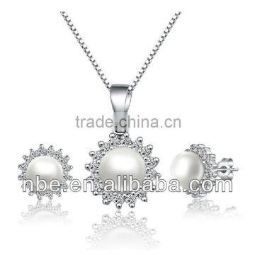 Fashion Korean design natural fresh pearl jewelry set SNS6008