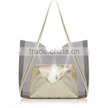 The fashion transparent bag