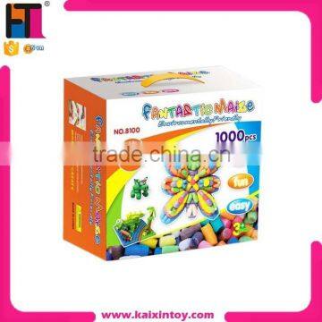 1000 PCS 3d puzzle diy toy educational manipulative toys intelligent diy magic corn starch toy