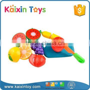 Funny Cooking Toys Miniature Kids Plastic Cut Fruit Set