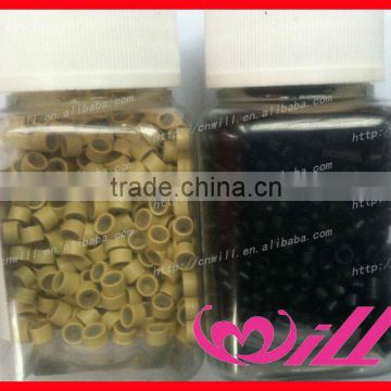 silicone micro rings tubes silicone micro bead for hair extension