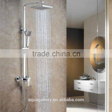 Brass Square Shower Mixer with Rainfall Shower