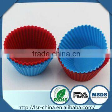 fashionable cheap silicone muffin cake cups,round silicone muffin cup,silicone muffin cups