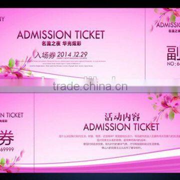 laminate thermal paper printing ticket manufacturer