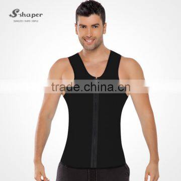 S-SHAPER Men Ultra Sweat Gym Athletic Shirt Sports Running Neoprene Vest Corsets