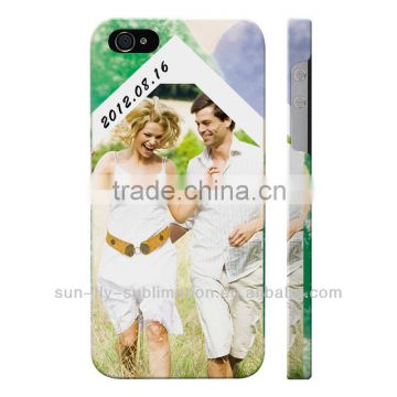 mobile phone case factory Sublimation case for iphone5