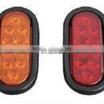 6'' Oval LED Tail Light/lamp,STOP/TURN/TAIL-LED Trailer Light