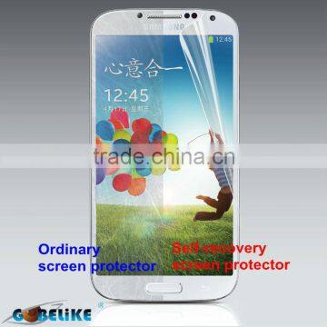 2013 New Popular! Self-recovery screen film for Samsung I9500 Galaxy S4