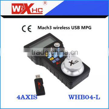 Wireless Manual pulse generator Pendant usb cnc remote controller , Mach3, 4 AXIS,