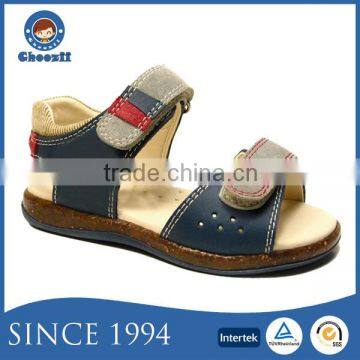 2016 New Design Wholesale Cheap PU Material Boys Open Toe Sandals