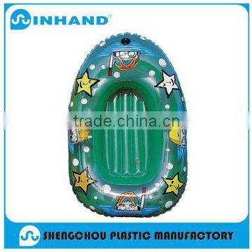 2016Factory production EN71-1-2-3 Eco-friendly Blue PVC Inflatable Water Boat