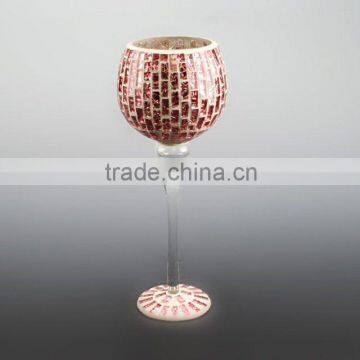 Glass Mosaic Candle Holder