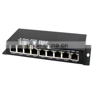 IEEE802.3af 48v 2.5a 8 Port Poe Switch for CCTV Security System photo-2