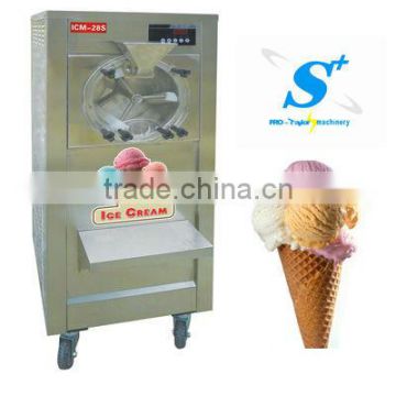 CE approved big cooling cylinder hard ice cream making machine ICM-T28S