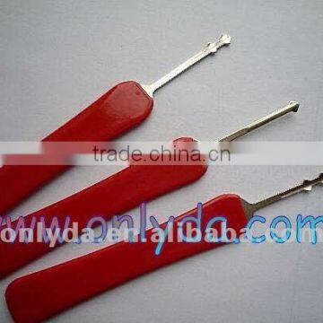 Locksmith tool--High quality 3 pin lock pick tool ,door lock opener tool with best price 60% free shipping