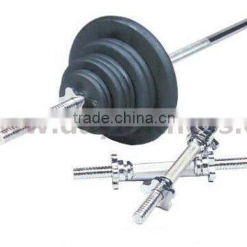 Black Cast Iron Adjustable Dumbbell Set