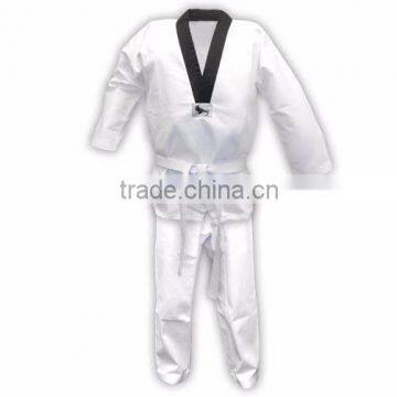 Light Weight Durable 100% Cotton Zean Fabric Belt Included Training White Taekwondo Uniforms Suits Paypal accepted