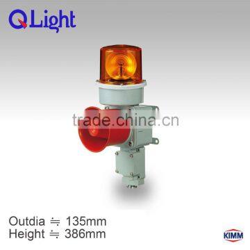 Heavy-duty LED Revolving Warning Light with Sounder