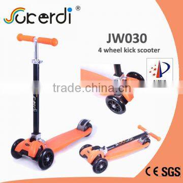 plastic body kit scooter, scooter for kids, kids 4 wheels scooter