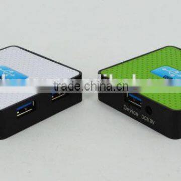 Promotional Square-shape Usb Por Hub, 4 Port 3.0 Usb Hub for Computer Accessories photo-2