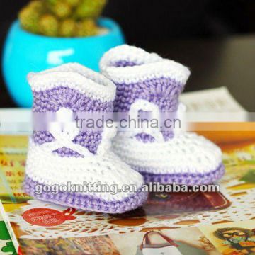 Hand crochet DIY baby shoes baby products