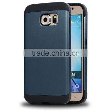 Hot selling slim armor cover for samsung galaxy s6 edge+ case