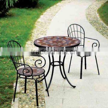 mosaic bistro table and chair