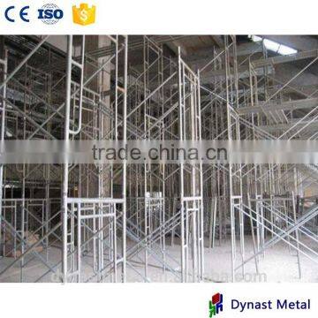 Durable quality pre galvanized walk through scaffolding door frame for outdoor decoration