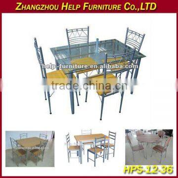 4 chairs for Glass Dining table set