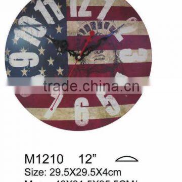 Roof Shape Dome Round Wall Clock for Gifts photo-2