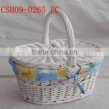 wicker picnic basket